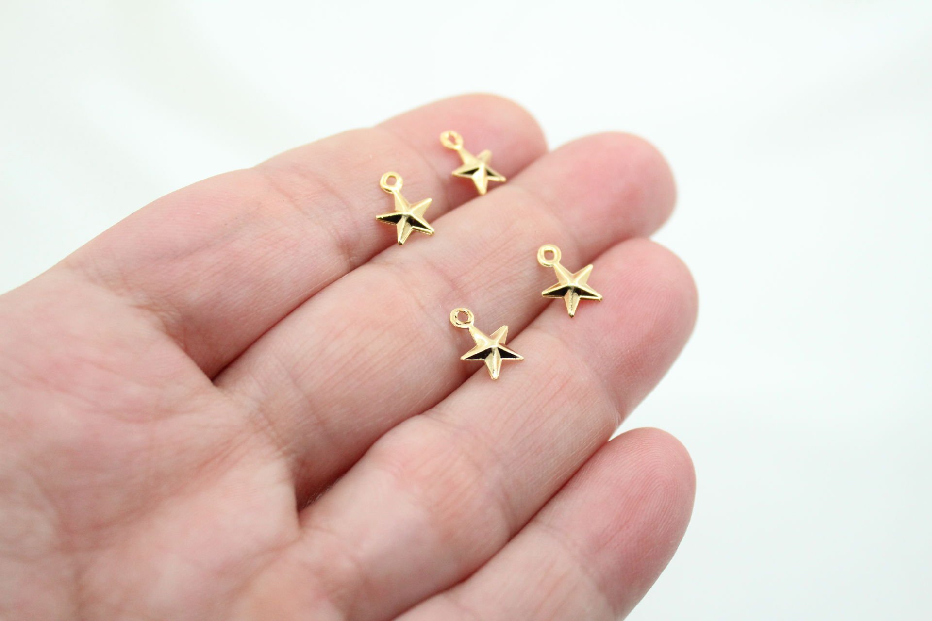 Altın Kaplama Sallantı Küçük Yıldız