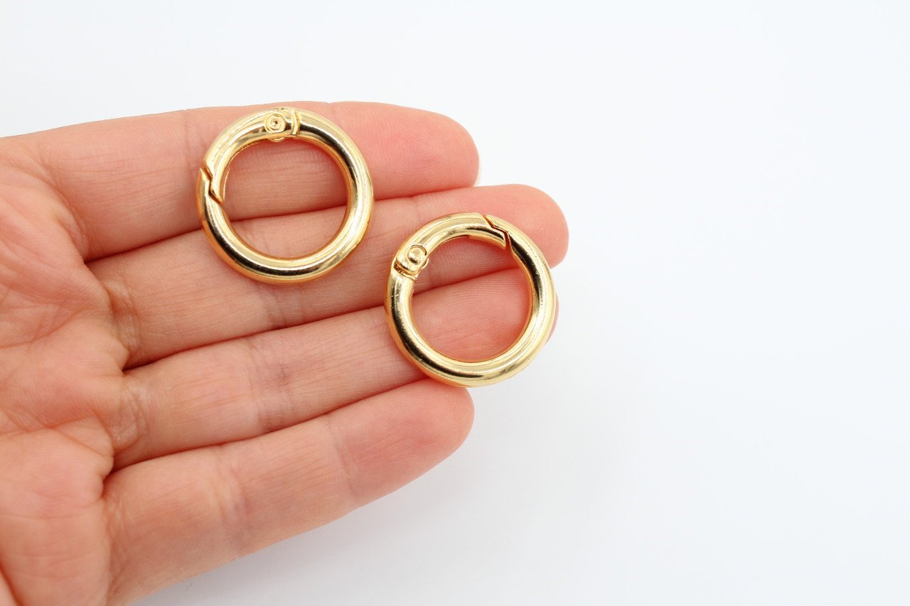 Altın Kap. Yuvarlak Büyük Klips