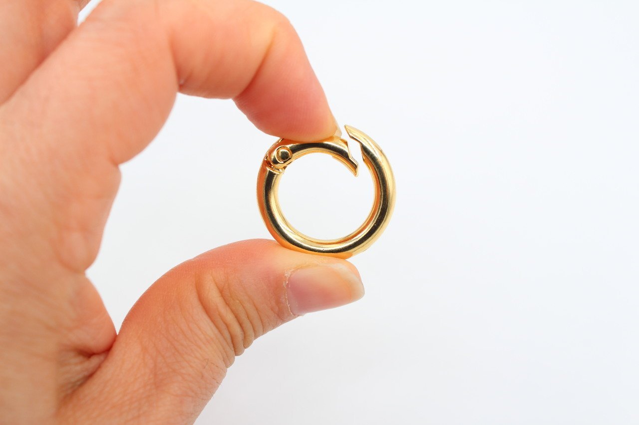 Altın Kap. Yuvarlak Büyük Klips