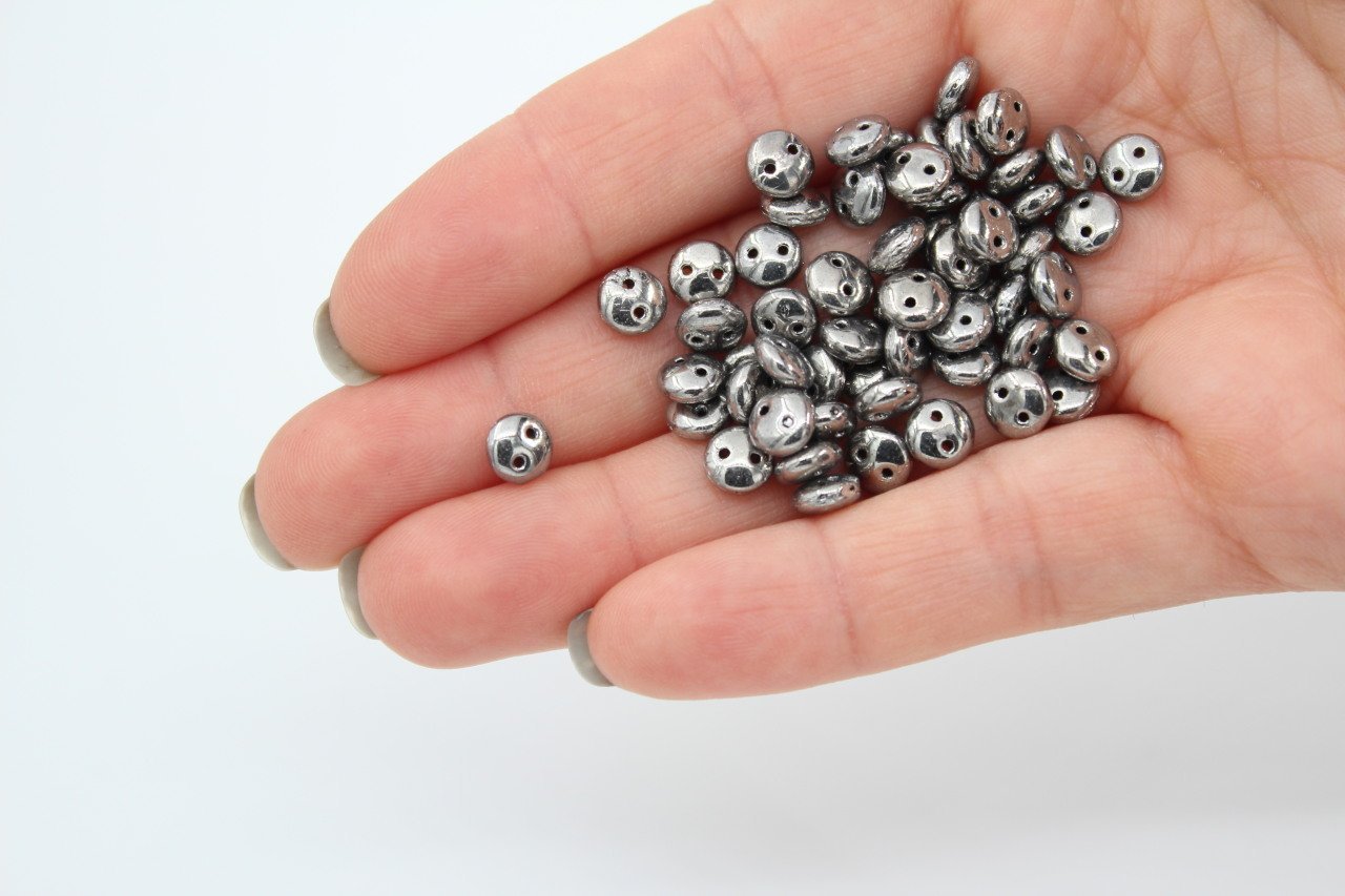 Button Boncuk Koyu Gri 25gr