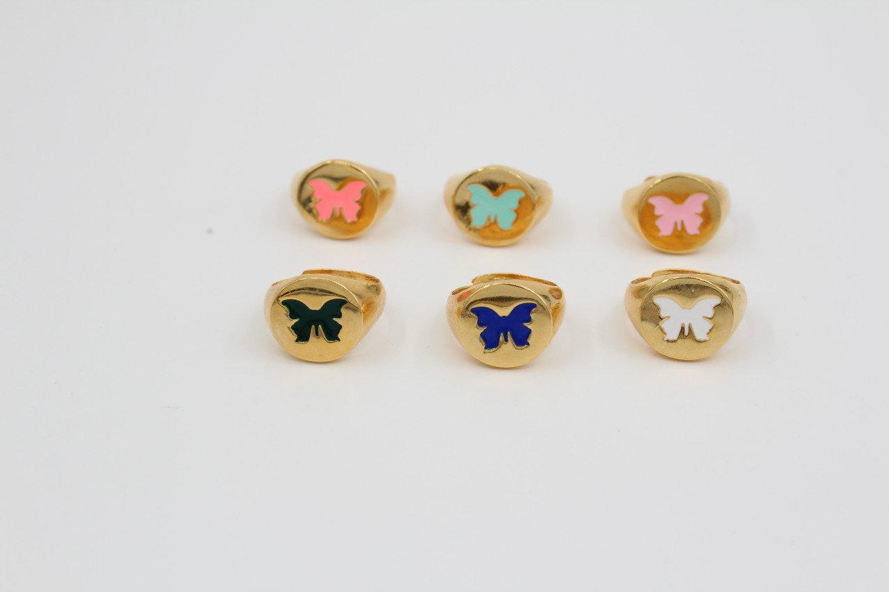 Altın Kap. Kelebek Yüzük