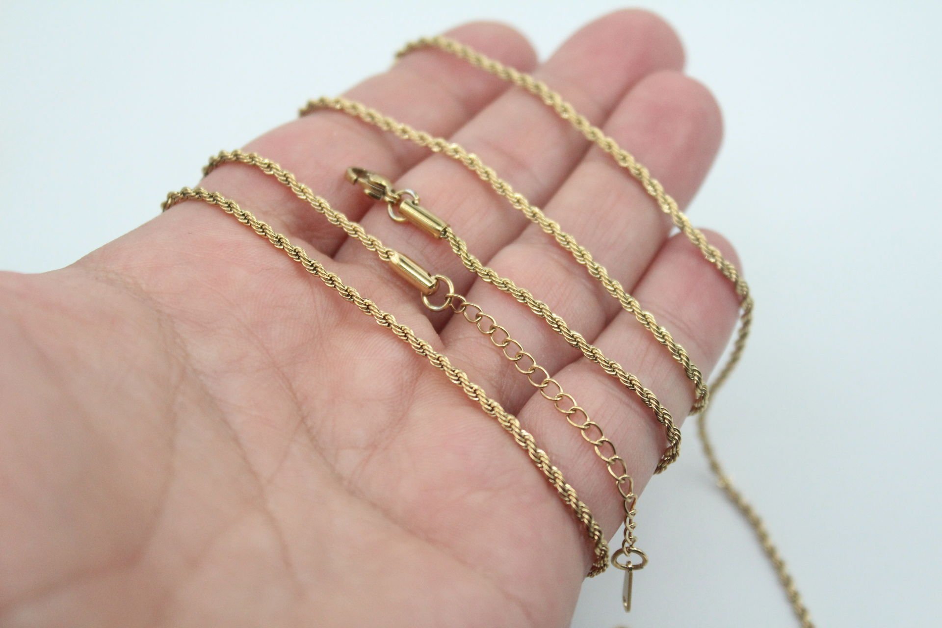 Hazır Sarı Çelik 2mm Hasır Zincir