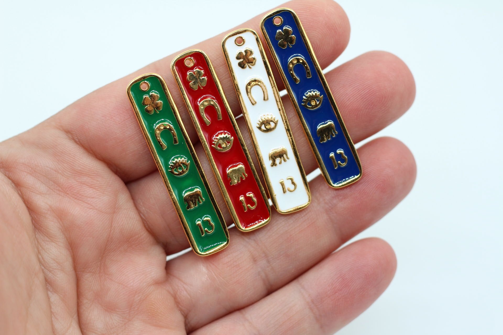 Altın Kaplama Çubuk Şans Kolyesi