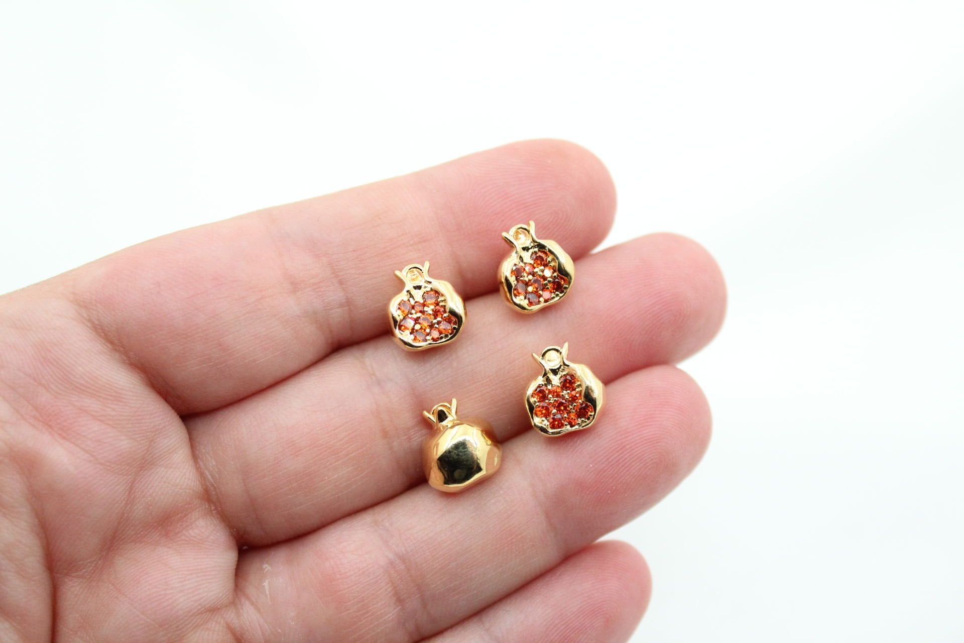 Altın Kaplama Üç Boyutlu Nar