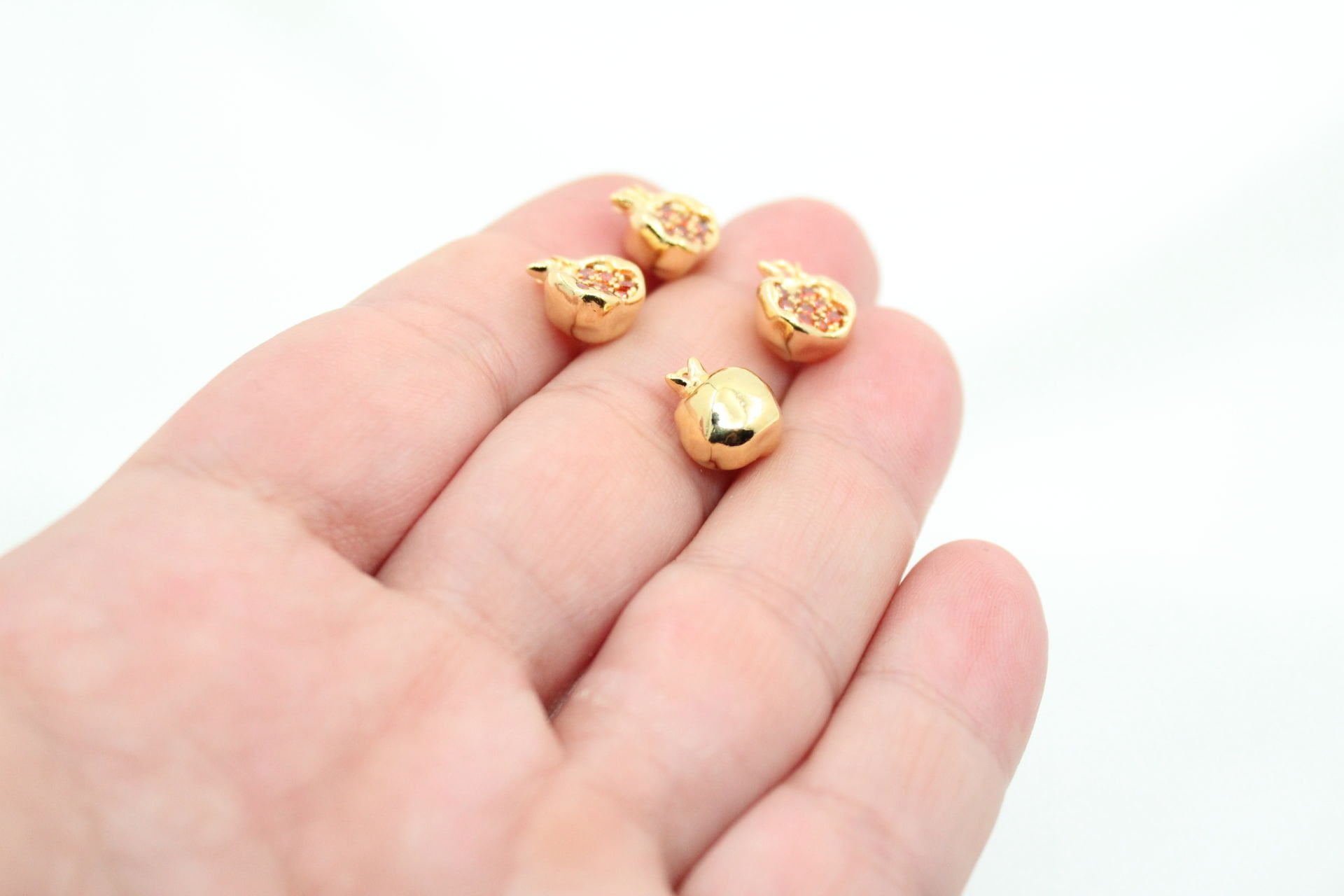 Altın Kaplama Üç Boyutlu Nar