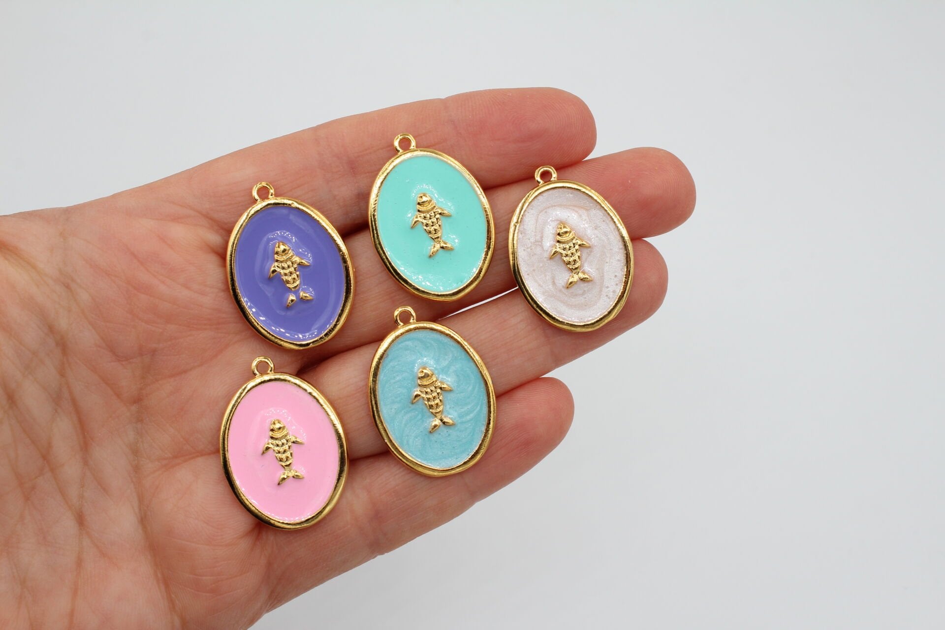 Altın Kaplama Mineli Balık Uç