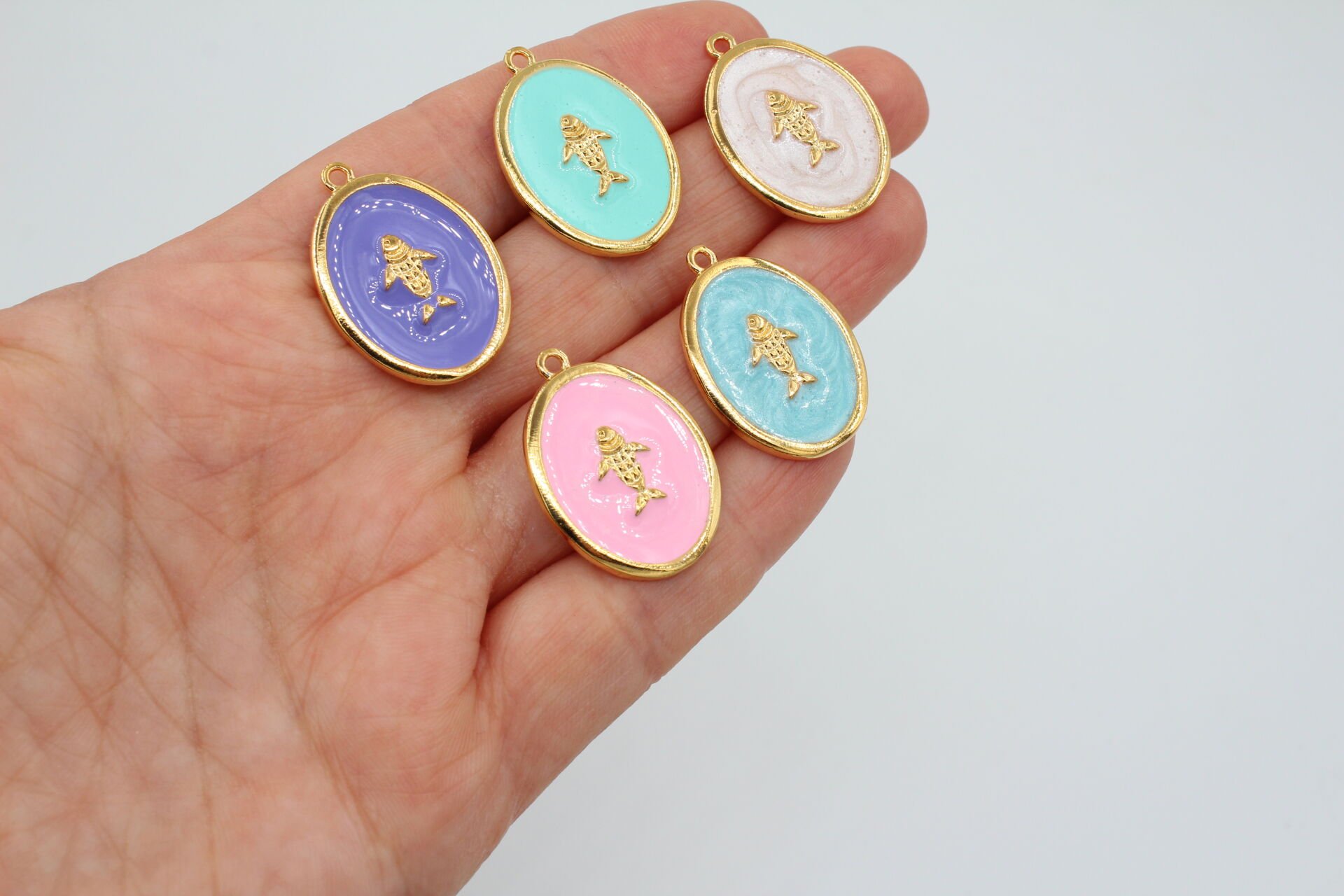 Altın Kaplama Mineli Balık Uç