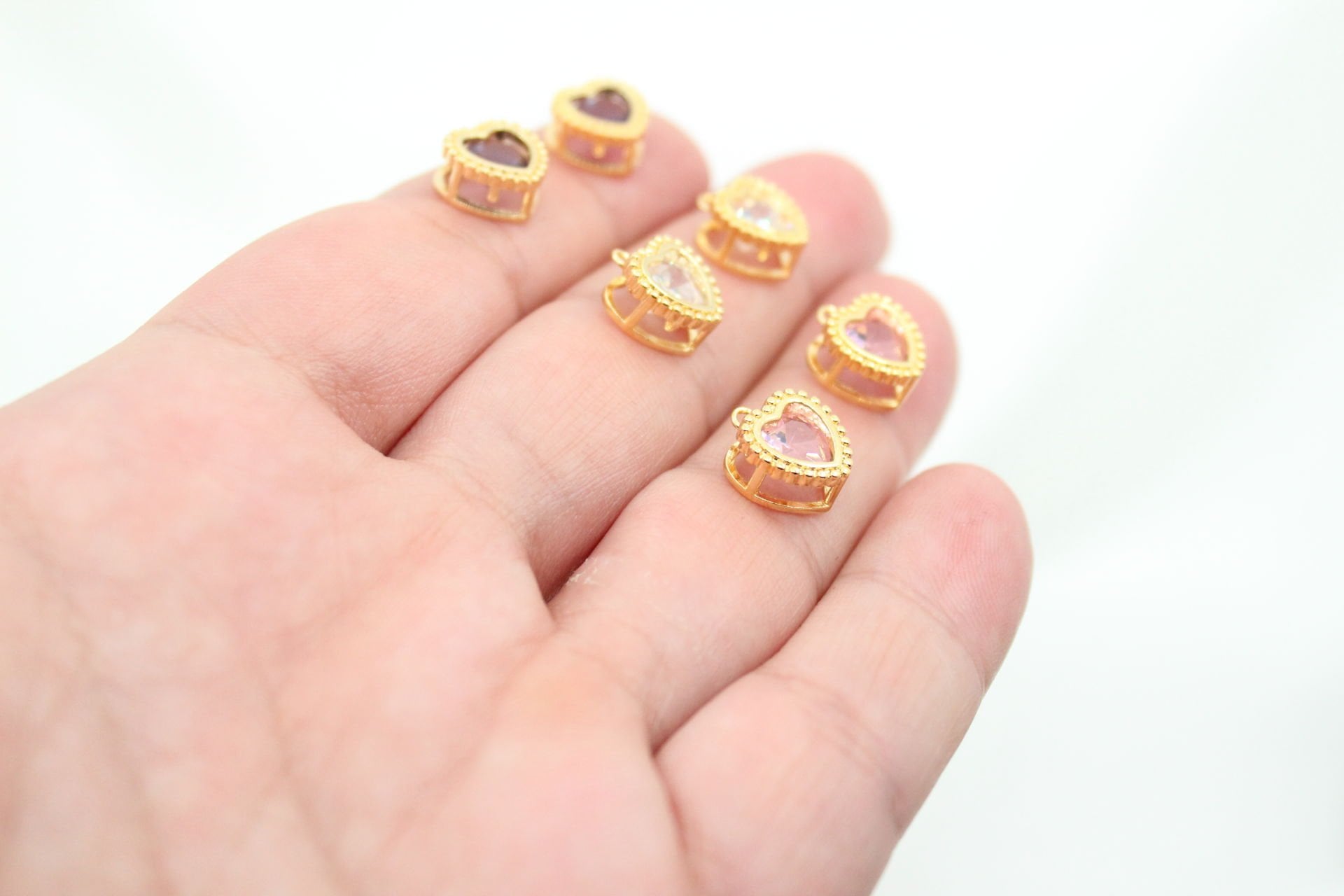 Altın Kaplama Çerçeveli Kalp