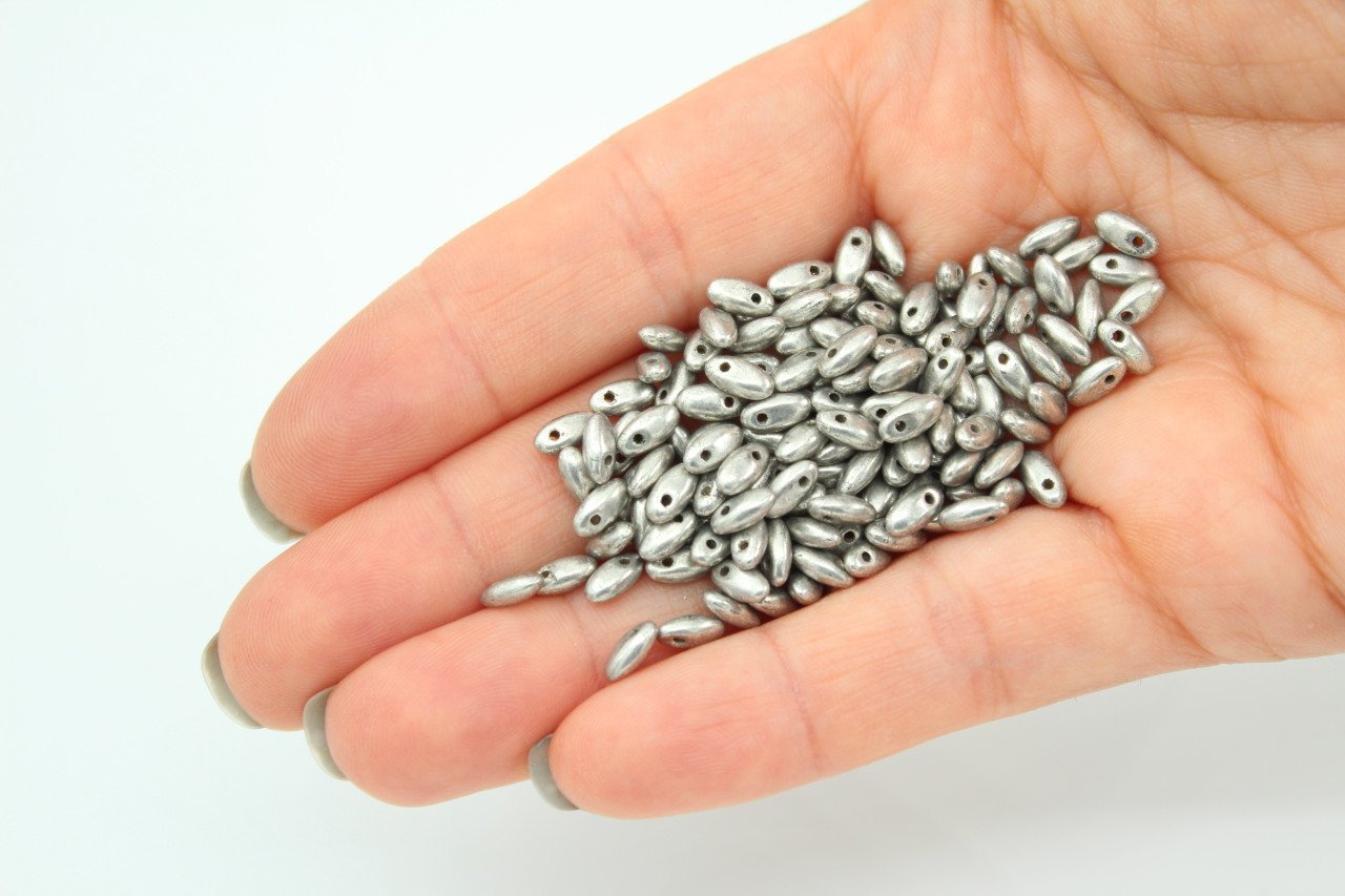Rice Boncuk Gümüş 25gr