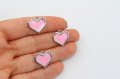 Rodyum Kap. Piksel Kalp Pembe