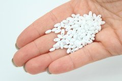 Rice Boncuk Mat Beyaz 25gr