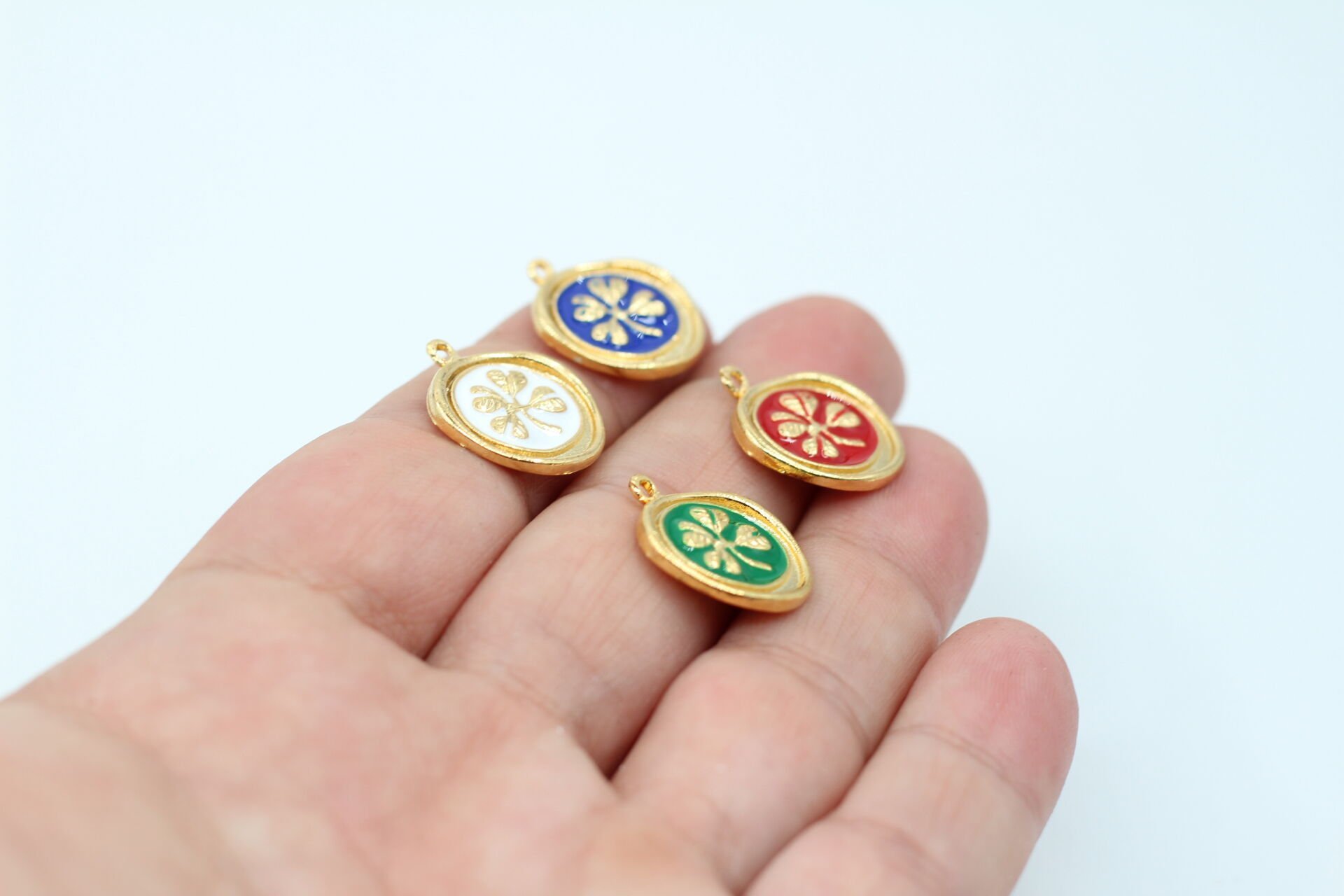 Altın Kaplama Mineli Otantik Yonca