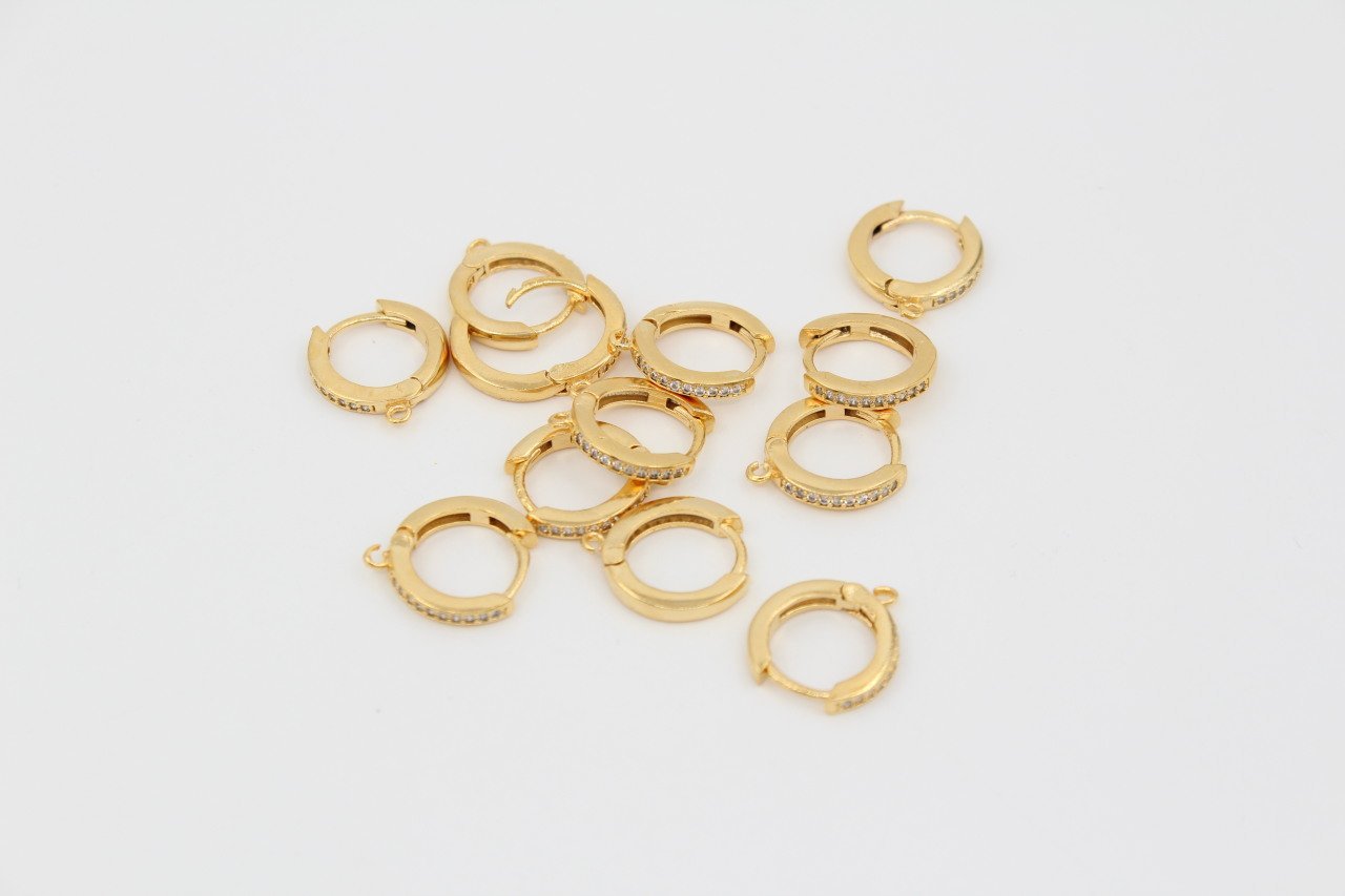 Altın Kap. Zirkonlu Küpe