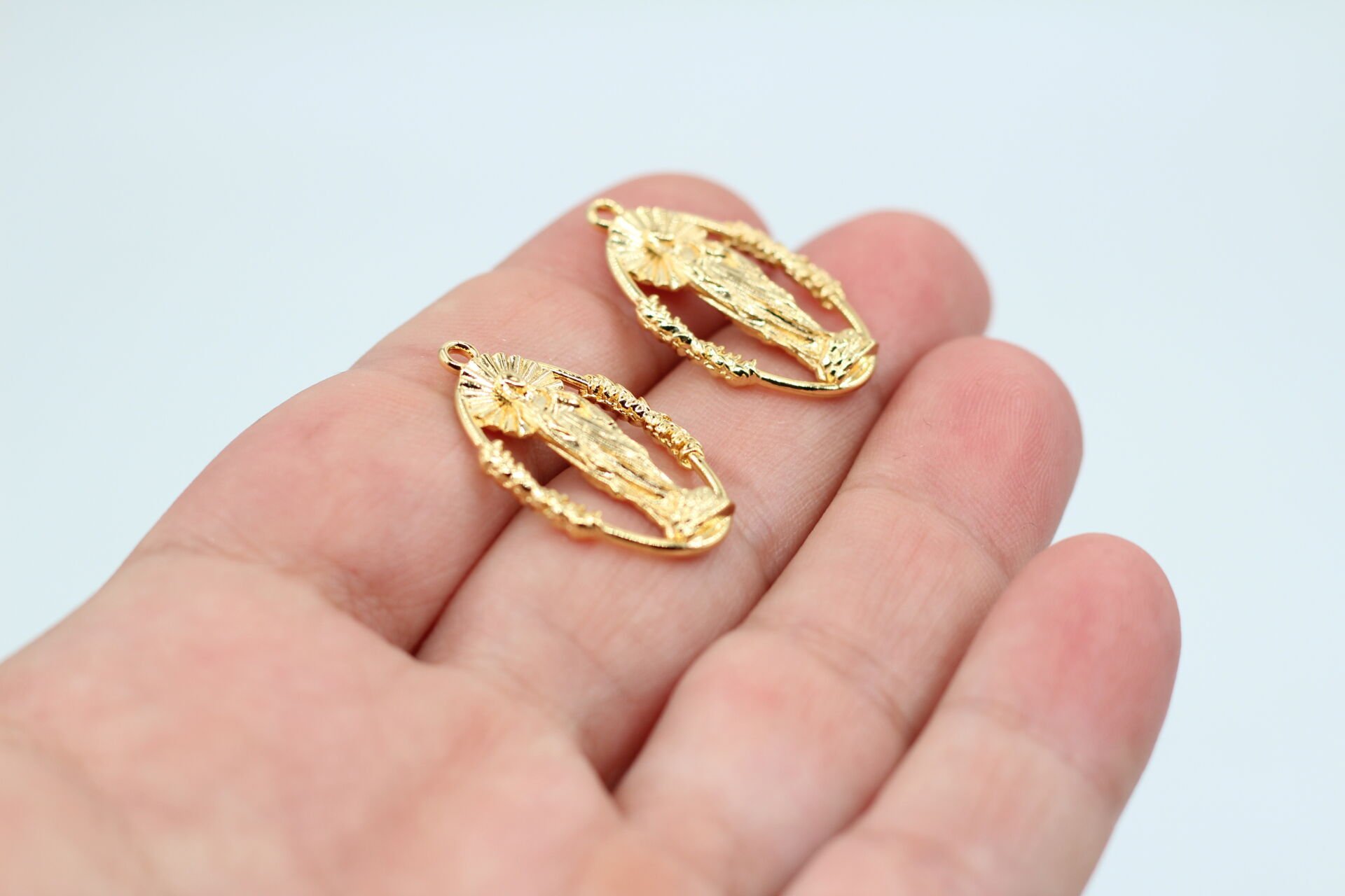 Altın Kaplama Döküm Meryem Ana