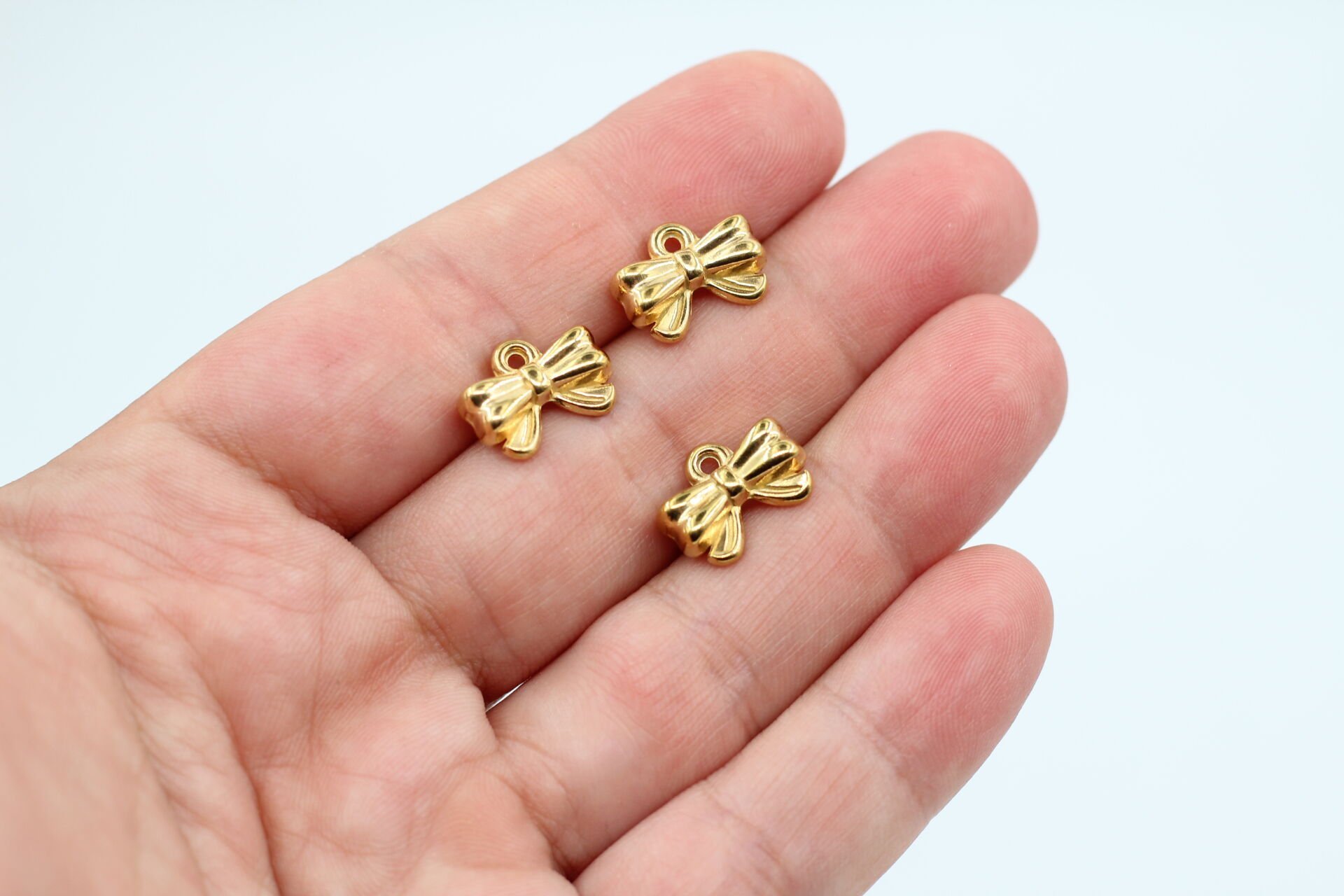 Çelik Küçük Fiyonk Kolye Ucu