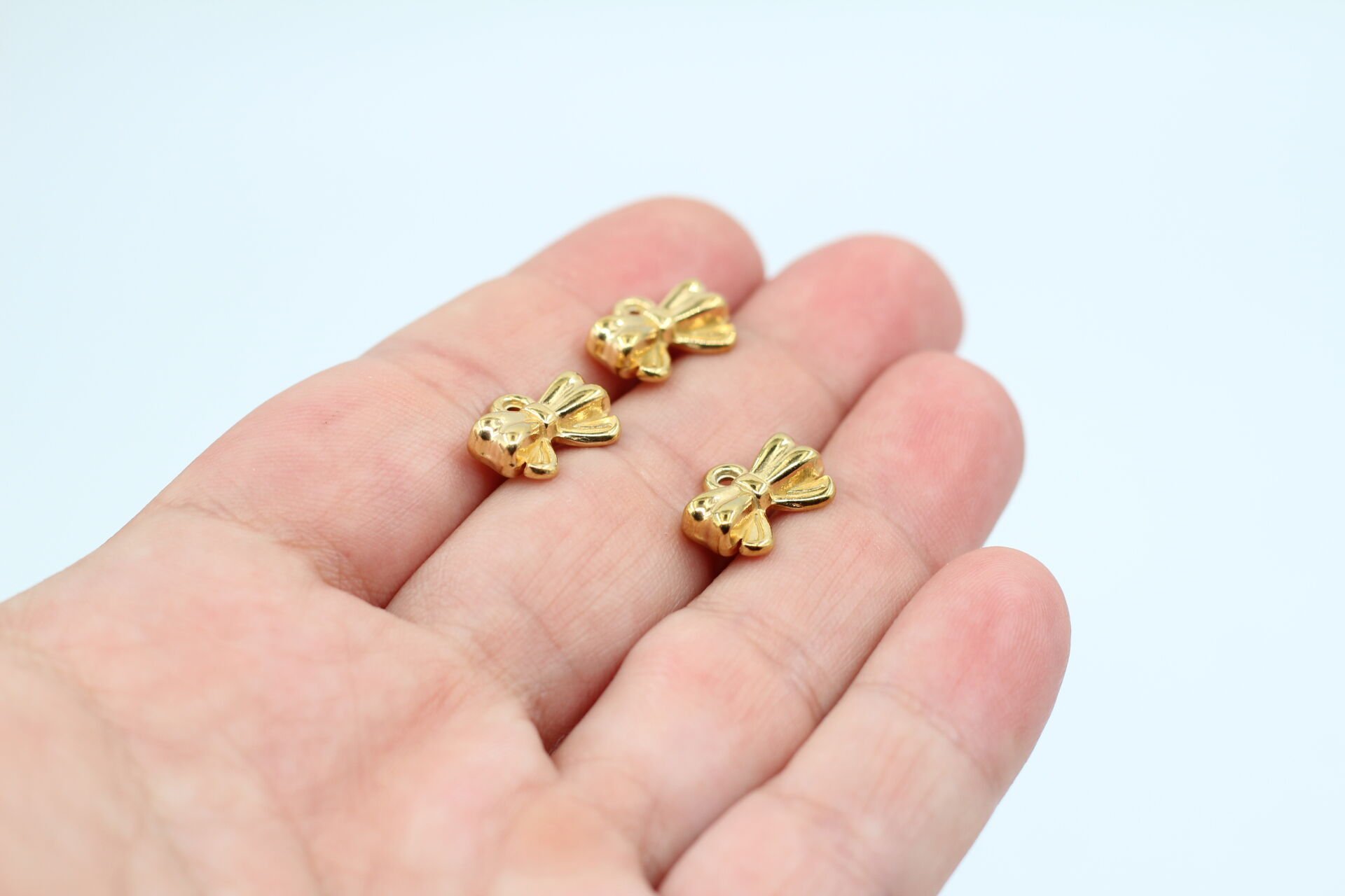 Çelik Küçük Fiyonk Kolye Ucu