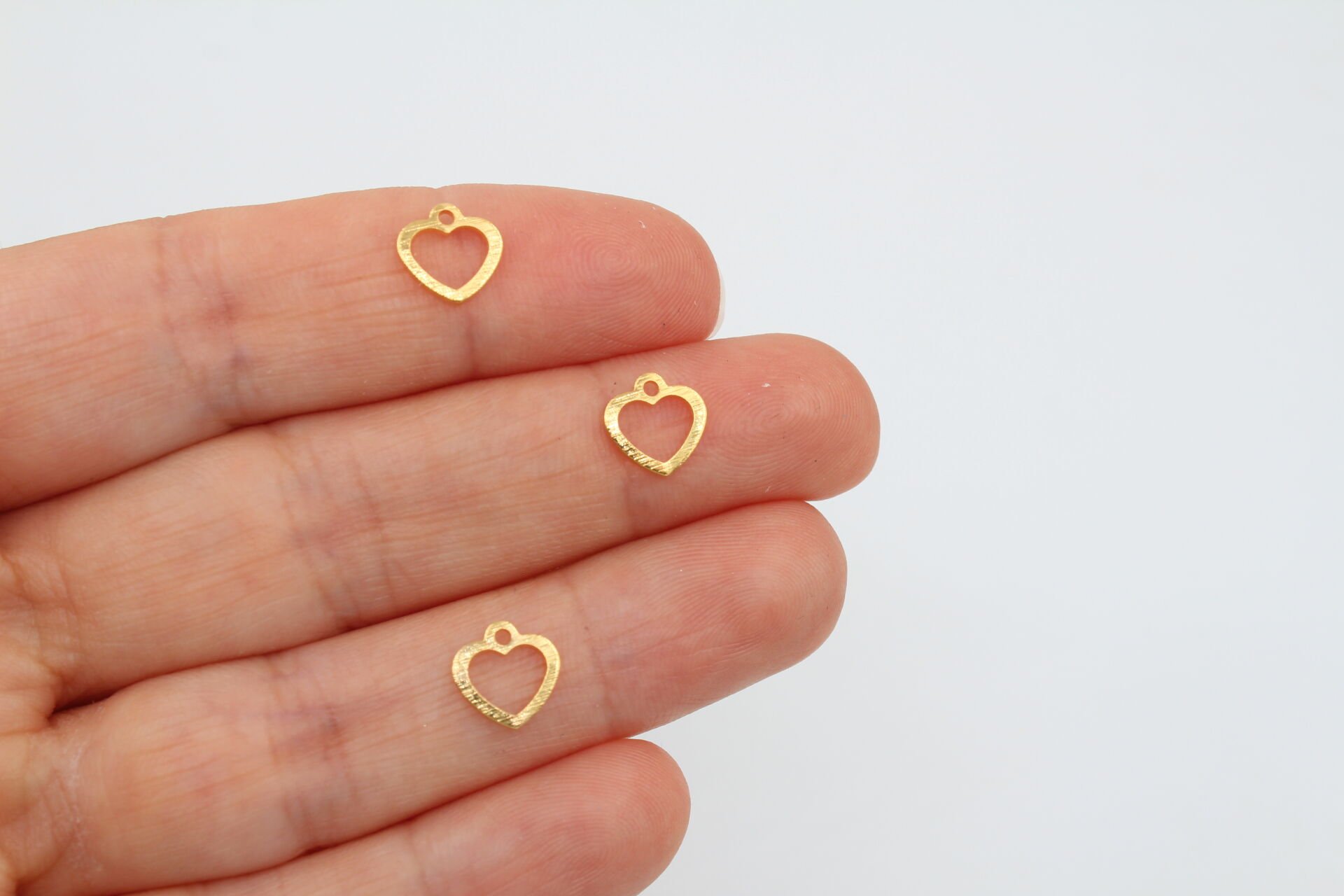 Altın Kaplama İçi Boş Kalp