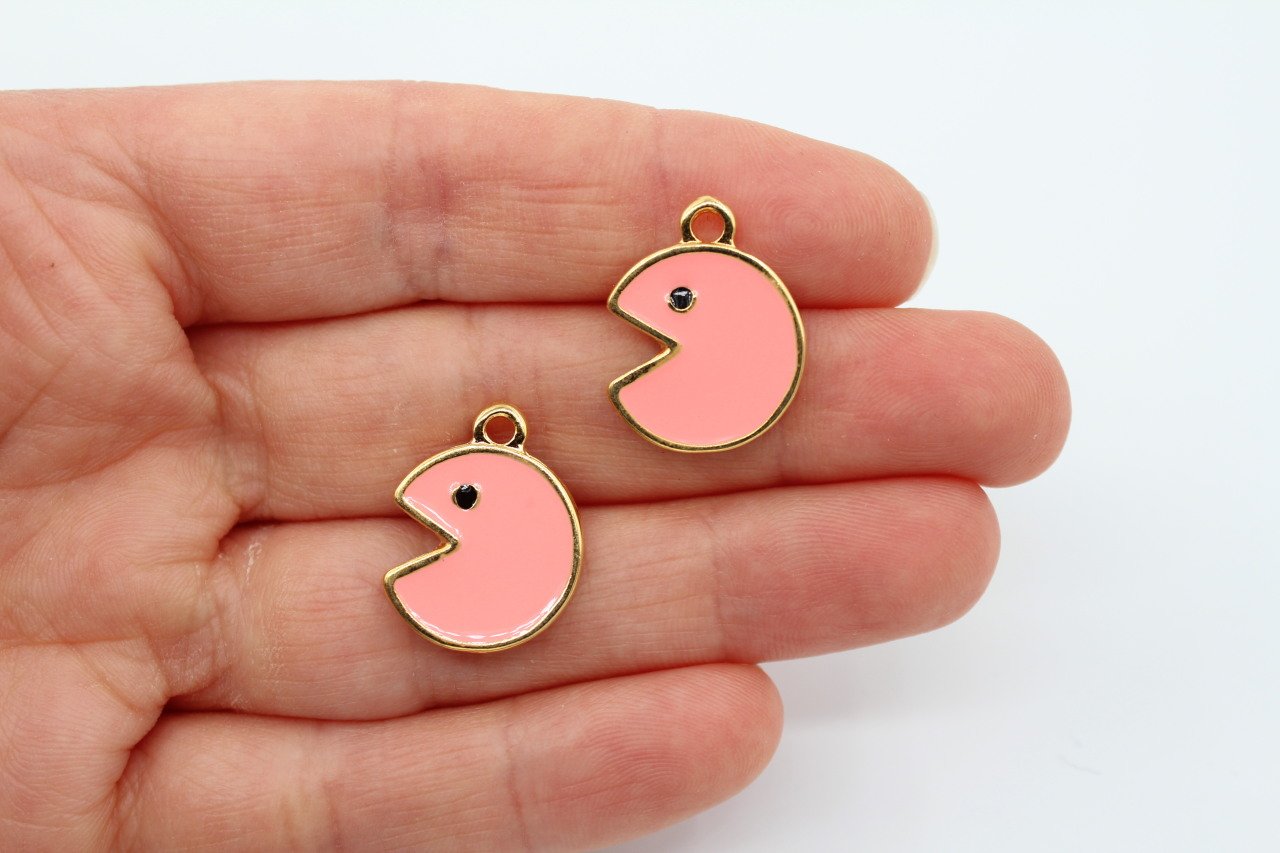 Altın Kap. Pacman Neon Pembe