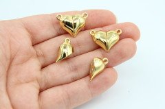 Lak Gold Kap. Mıknatıslı Kalp
