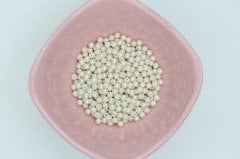 5mm Krem Cam İnci 50gr
