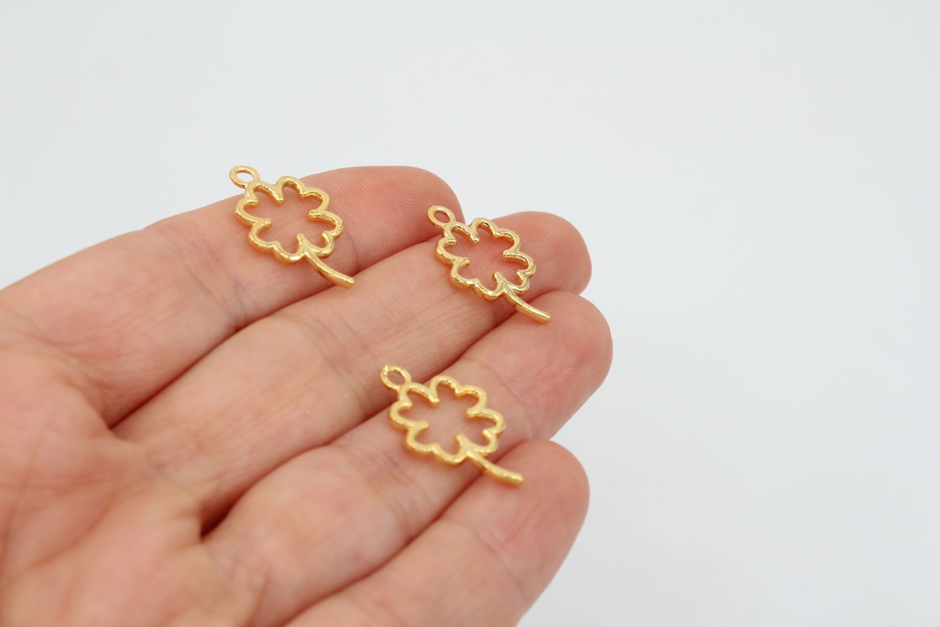 Altın Kaplama Yonca Model