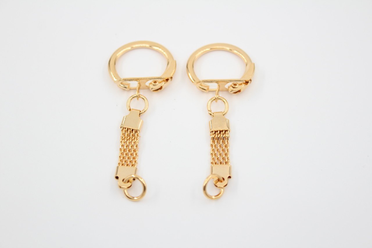 Altın Kap. Hasırlı Anahtarlık Halkası