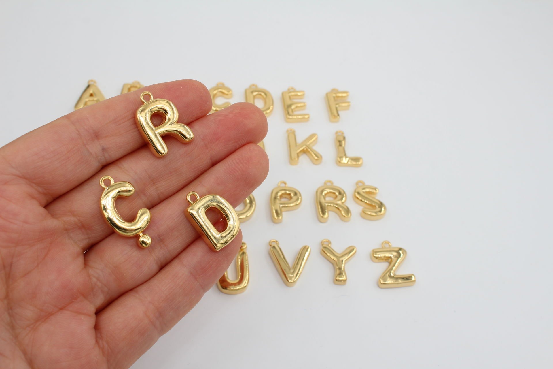 Altın Kaplama Balon Harf