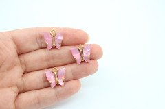 Altın Kap. Pembe Sedef Kelebek