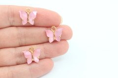 Altın Kap. Küçük Pembe Kelebek