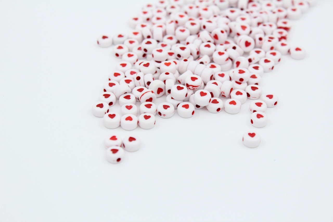 Kırmızı Kalp Harf 50gr