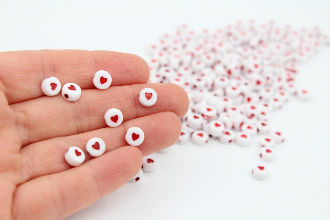 Kırmızı Kalp Harf 50gr