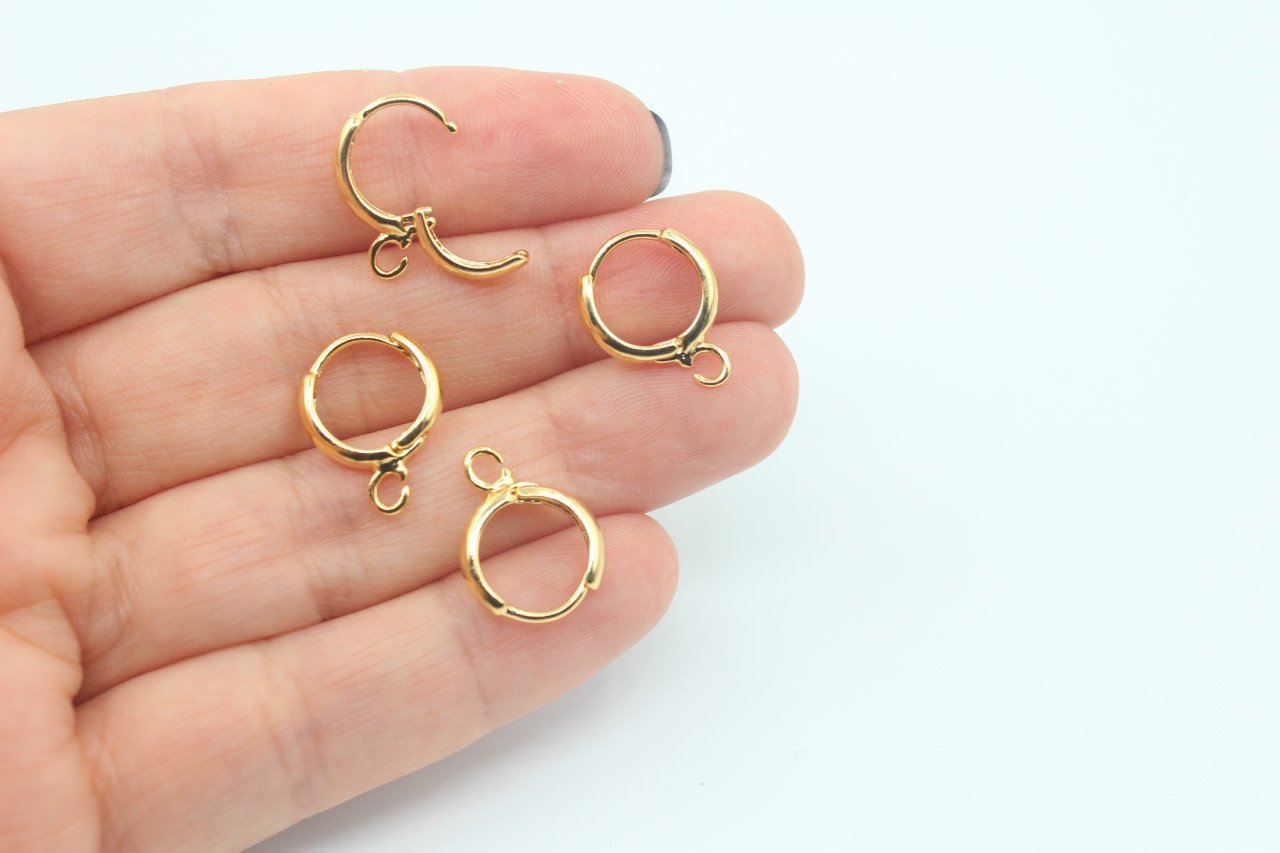 Altın Kap. Küçük Kalın Küpe