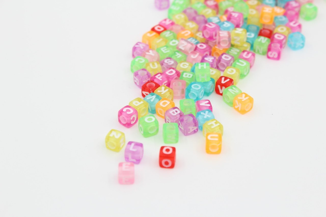 Renkli Fosforlu Harf 100gr