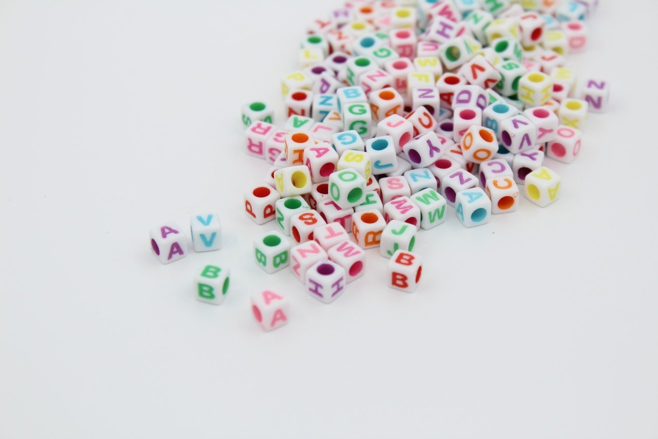 Beyaz Renkli Harf 100gr