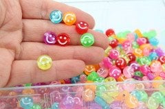 Basık Büyük Renkli Gülen Yüz 10gr