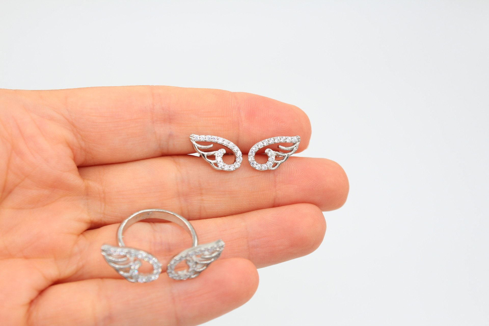 Rodyum Kap. Melek Kanadı Yüzük