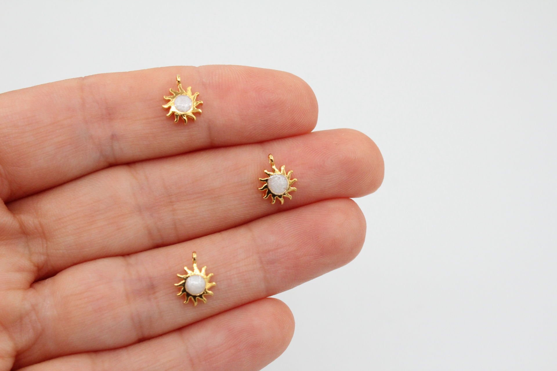 Altın Kaplama Mineli Mini Güneş