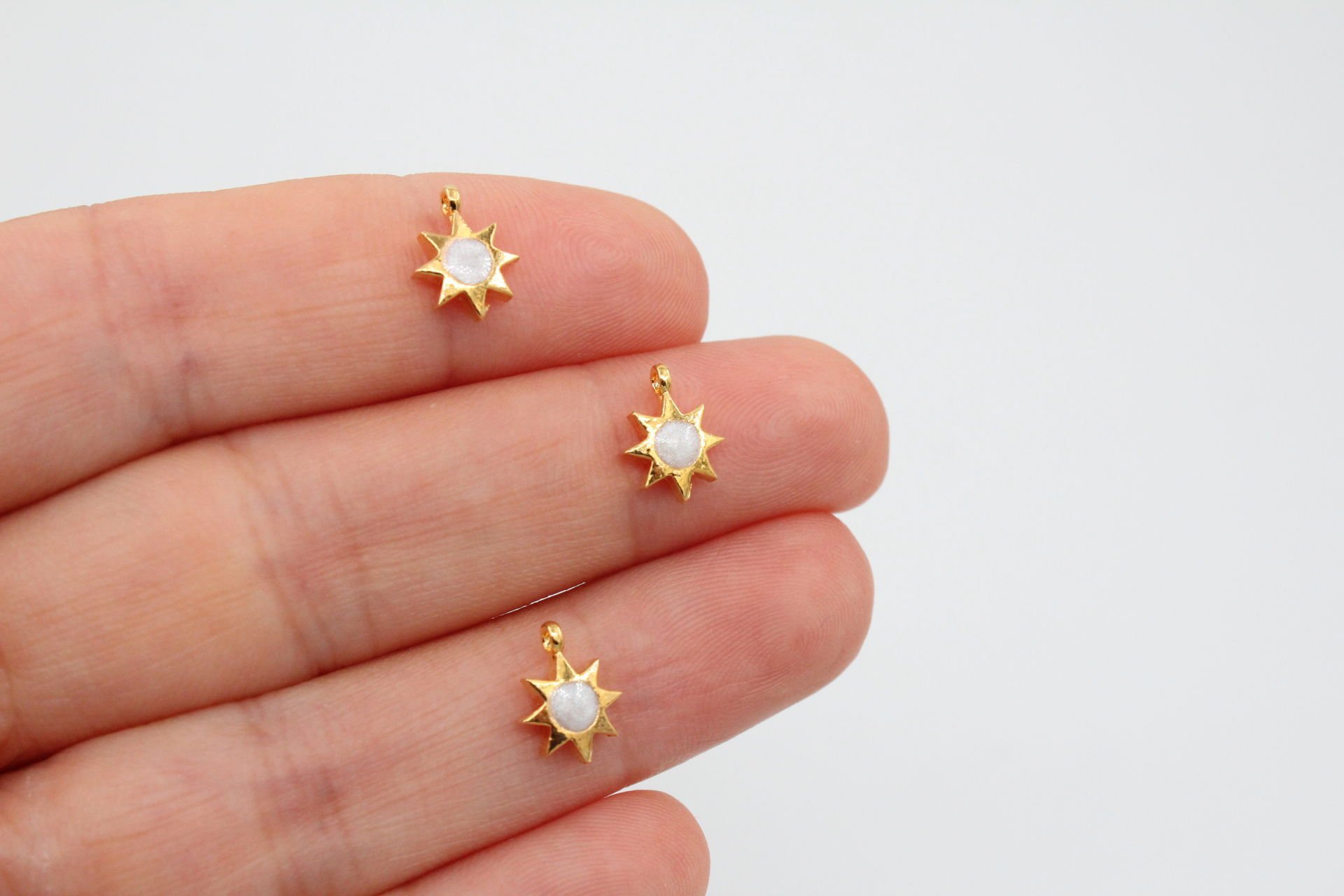 Altın Kaplama Mineli Mini Yıldız