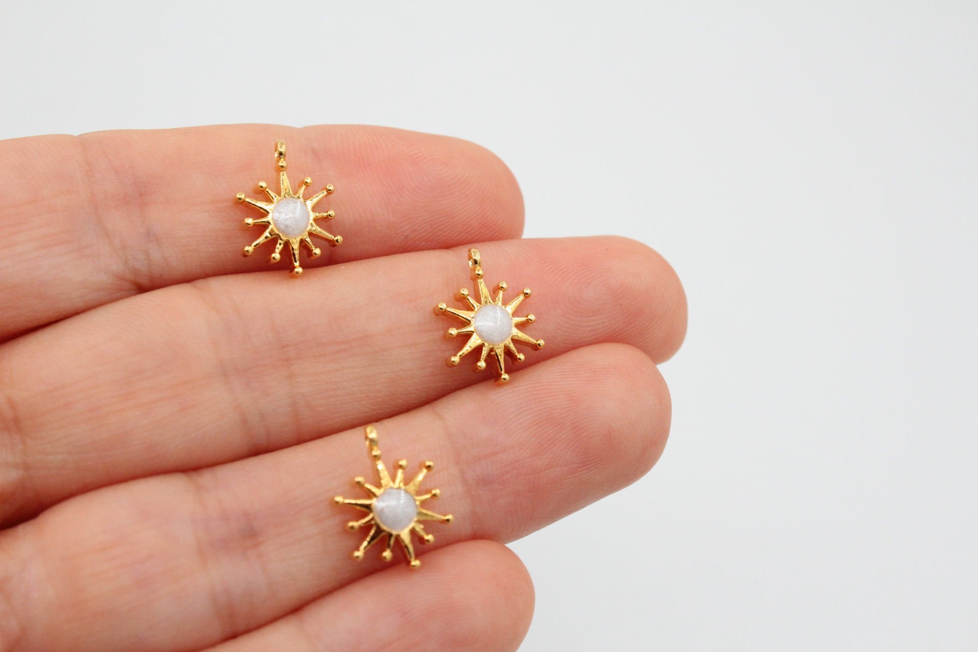 Altın Kaplama Mineli Mini Kutup Yıldızı