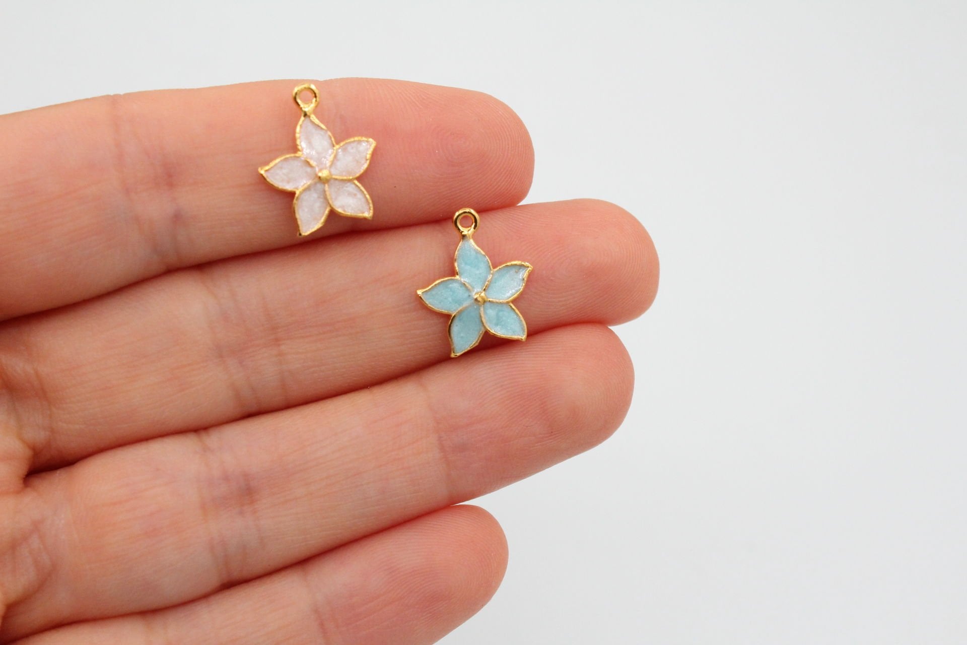 Altın Kaplama Mineli Çiçek