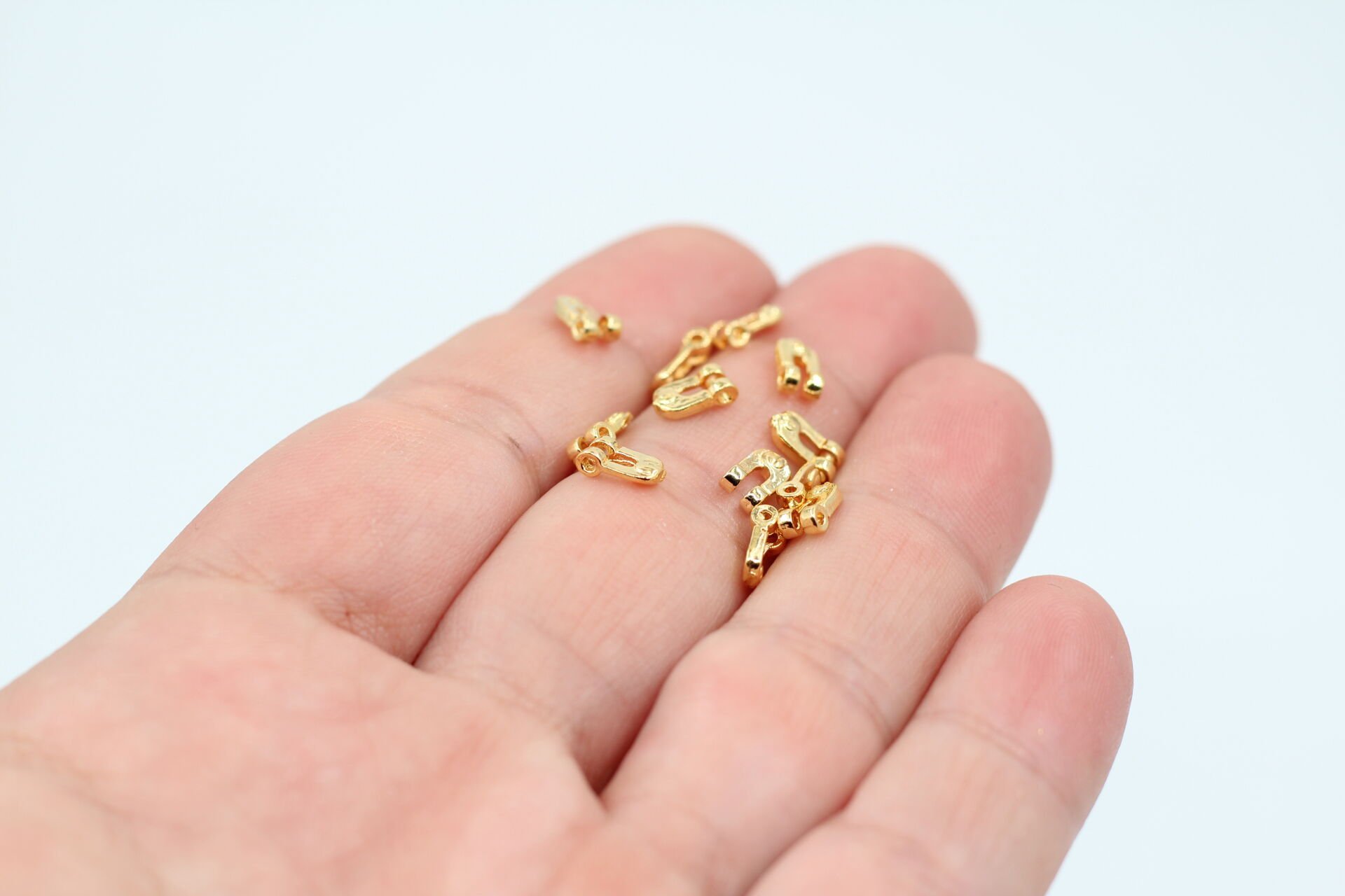 Altın Kaplama Çift Kulplu Sallantı Ara Aparat 5gr