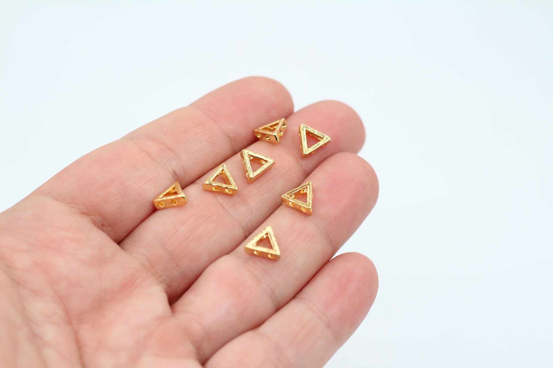 Altın Kaplama Çift Delikli Üçgen Ara Aparat