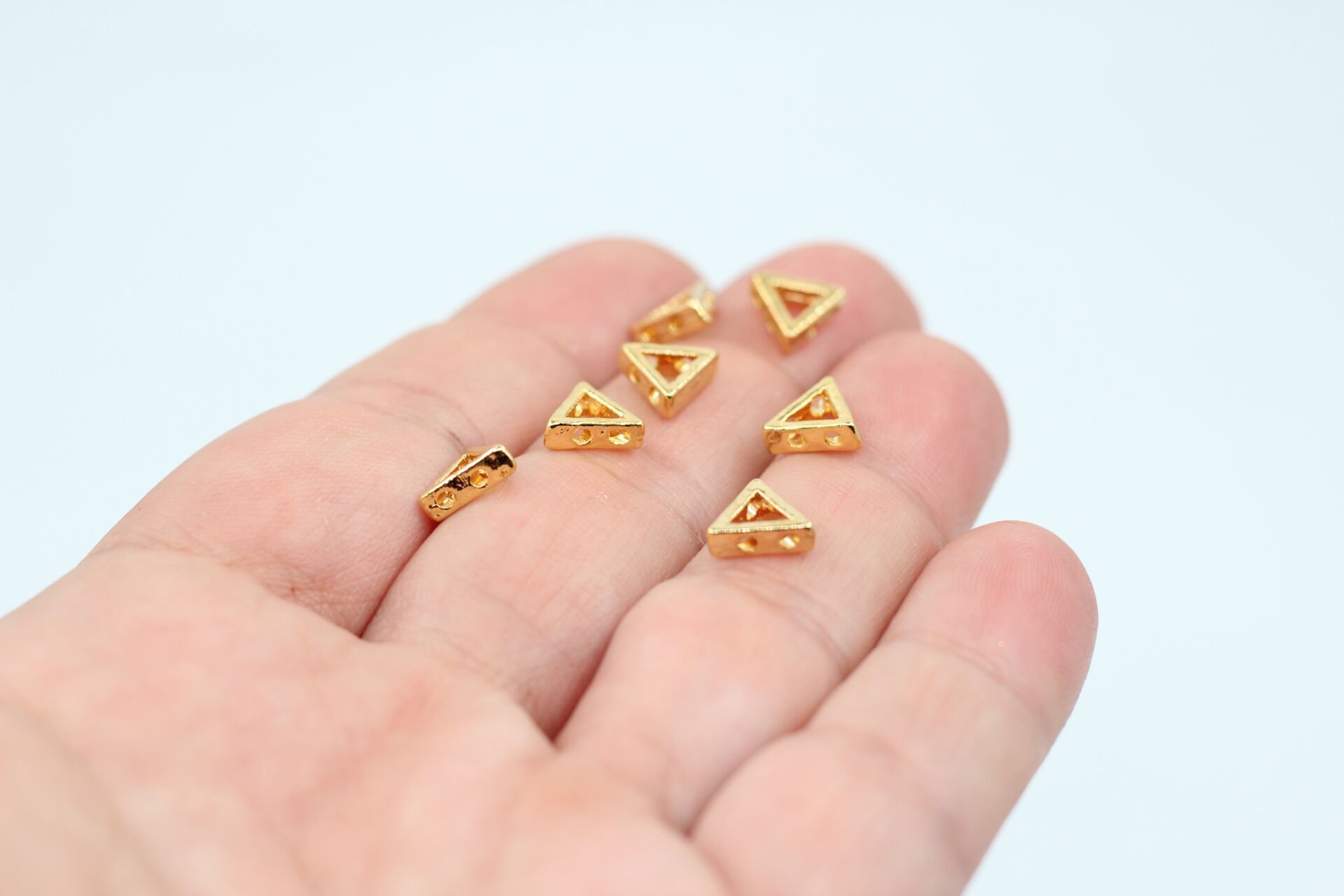 Altın Kaplama Çift Delikli Üçgen Ara Aparat