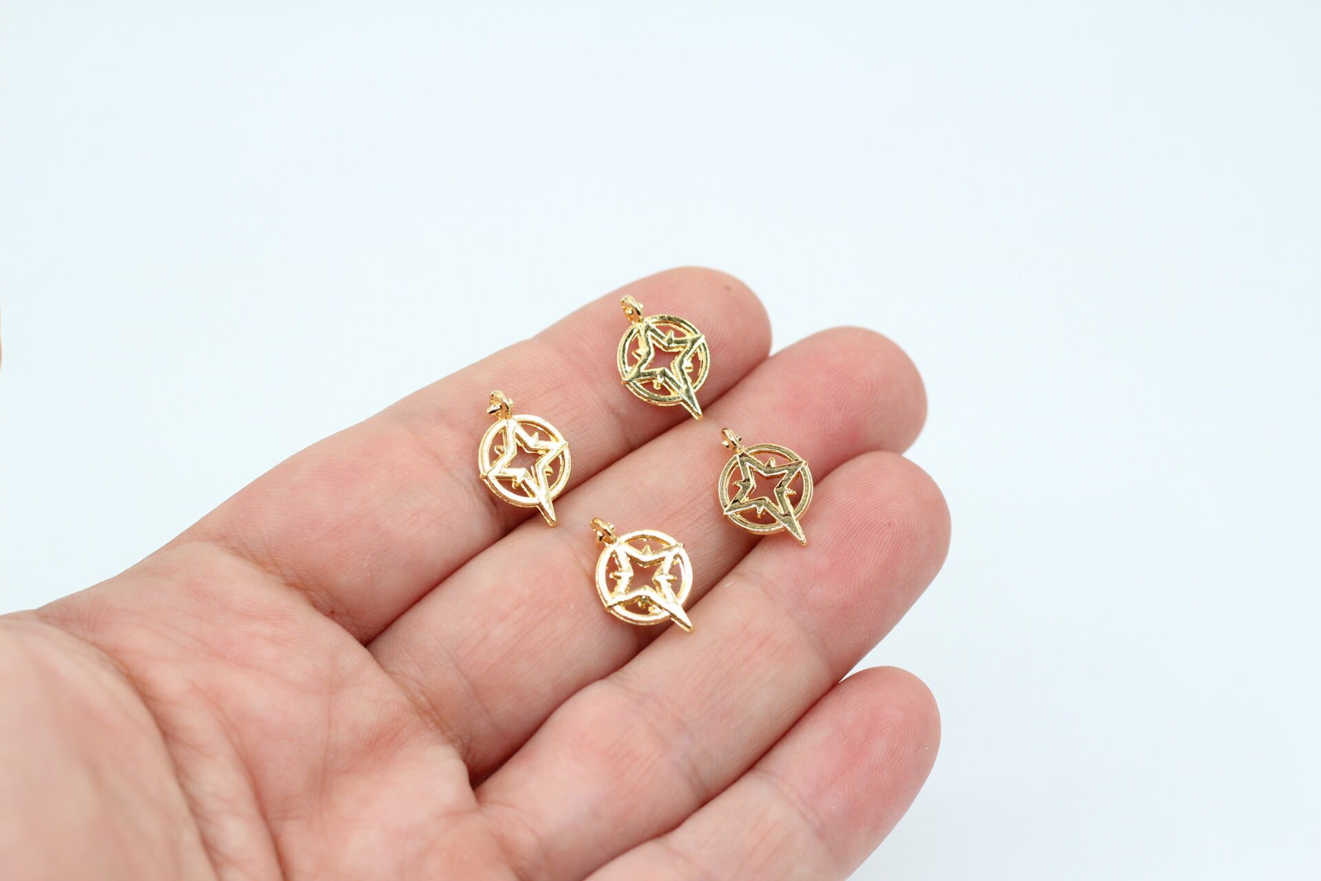 Altın Kapalama Döküm Yuvarlak Kutup Yıldızı