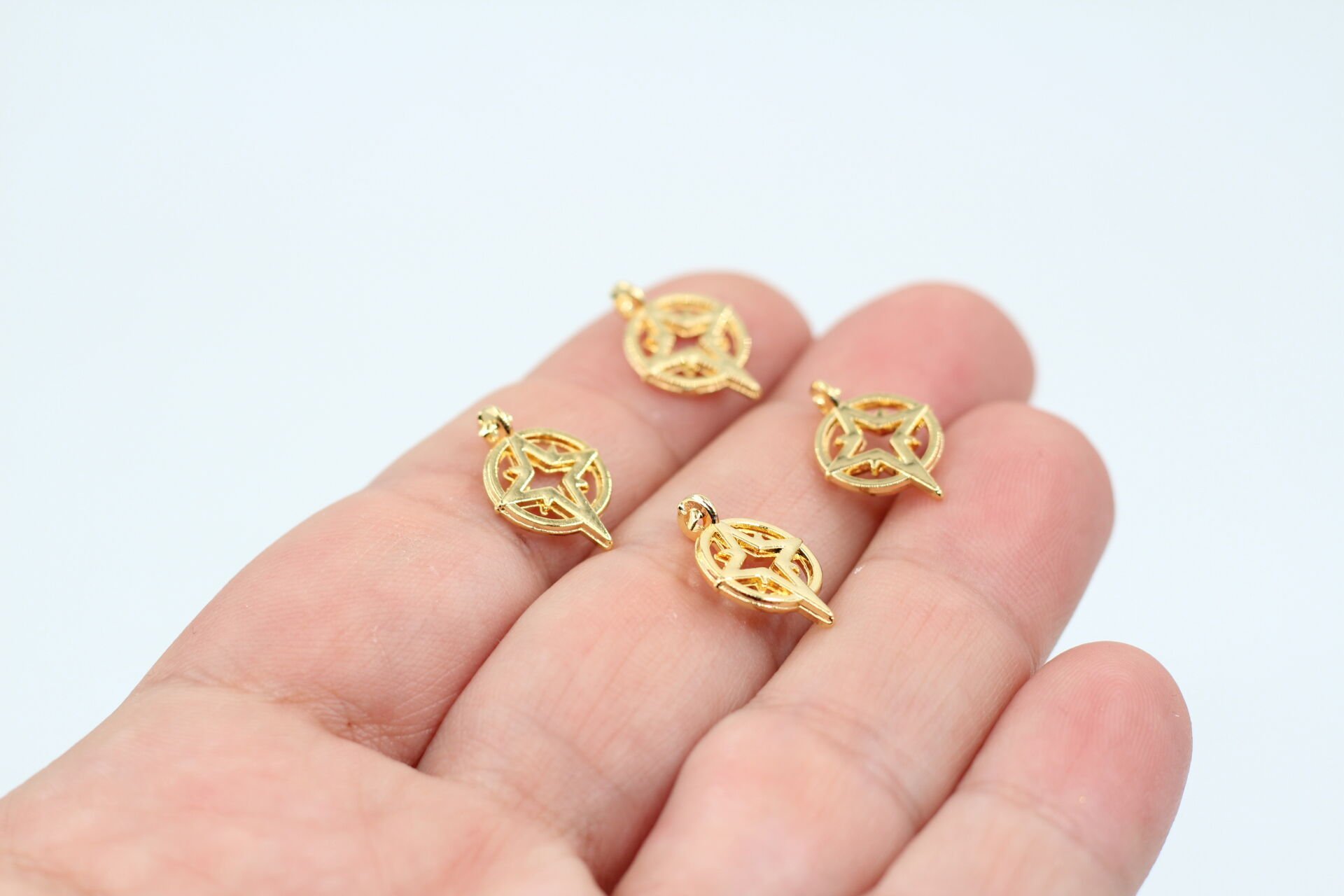 Altın Kapalama Döküm Yuvarlak Kutup Yıldızı