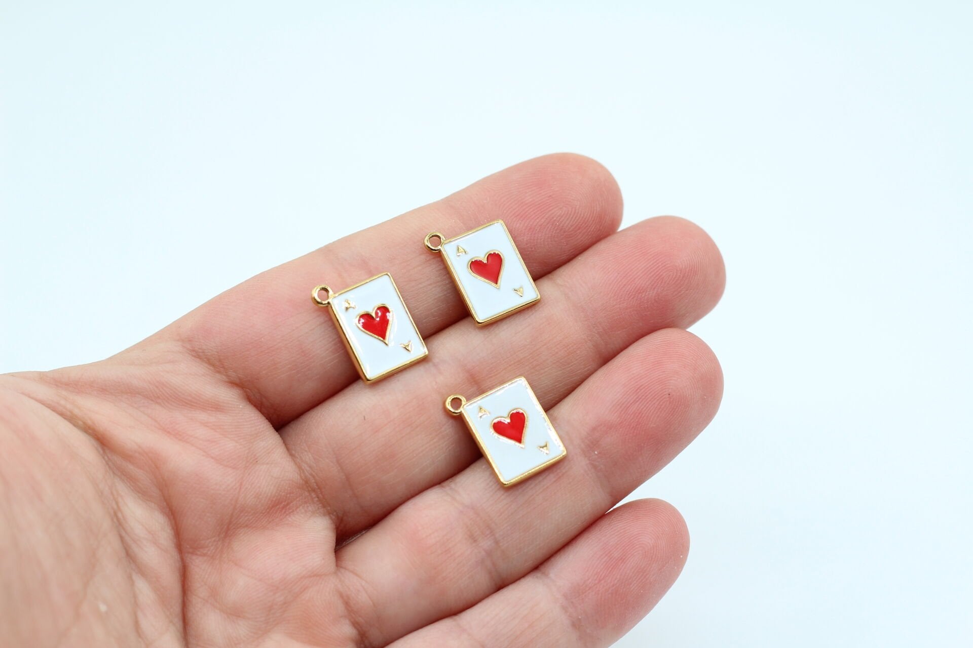 Çelik Mineli Kupa As Kolye Ucu