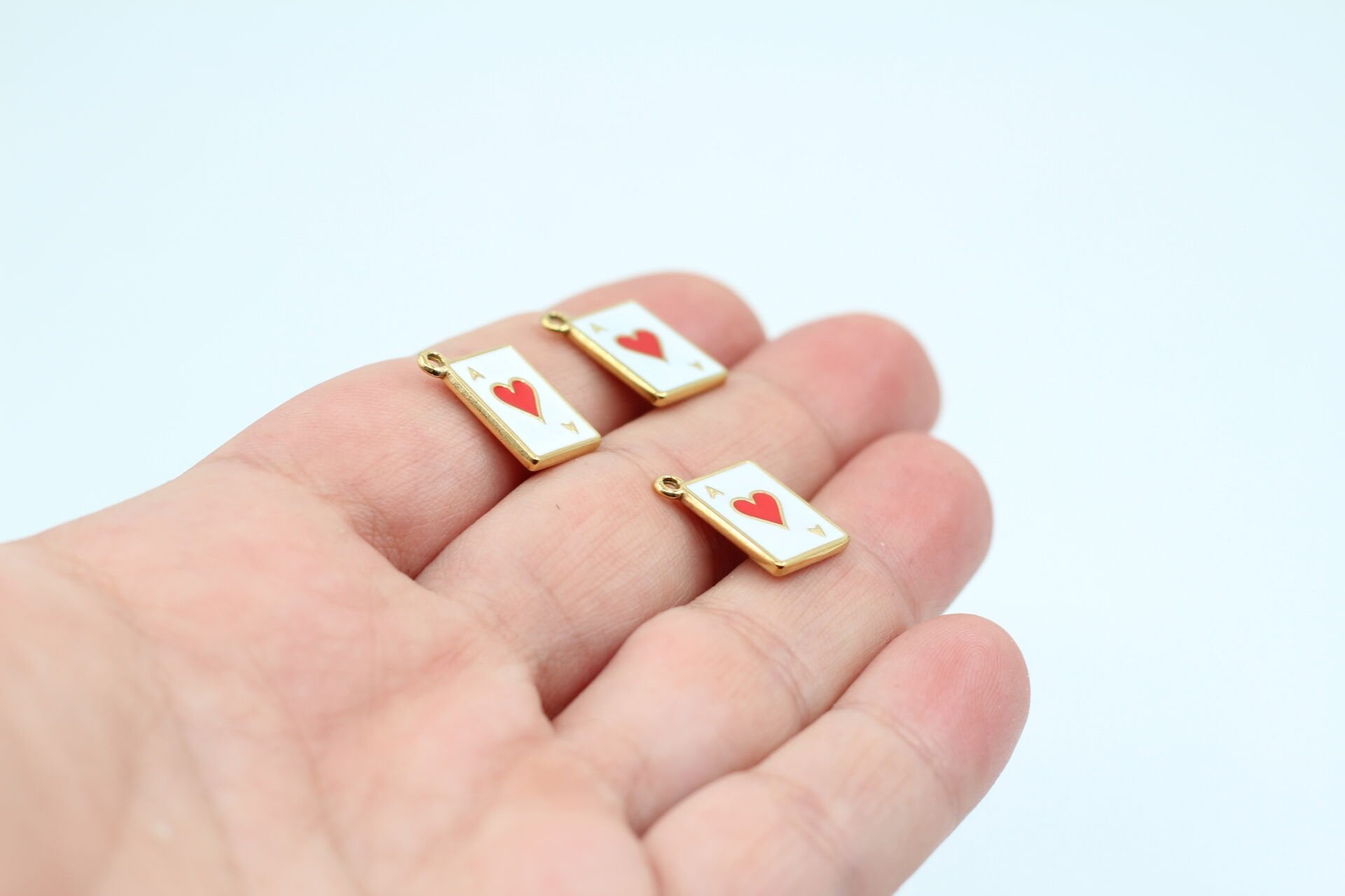 Çelik Mineli Kupa As Kolye Ucu