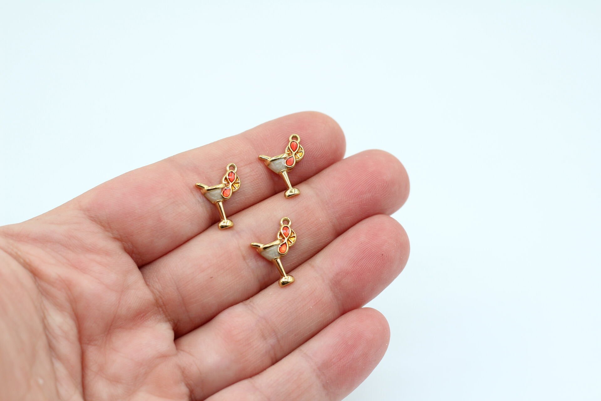 Çelik Mineli Kadeh Kolye Ucu