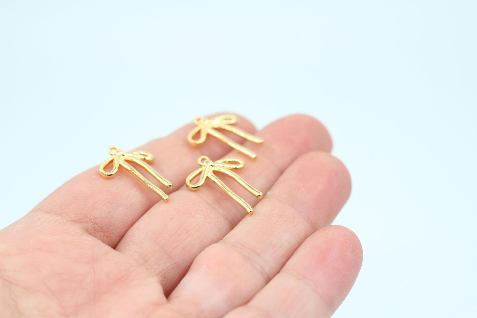 Altın Kaplama Döküm Fiyonk Model Kolye Ucu