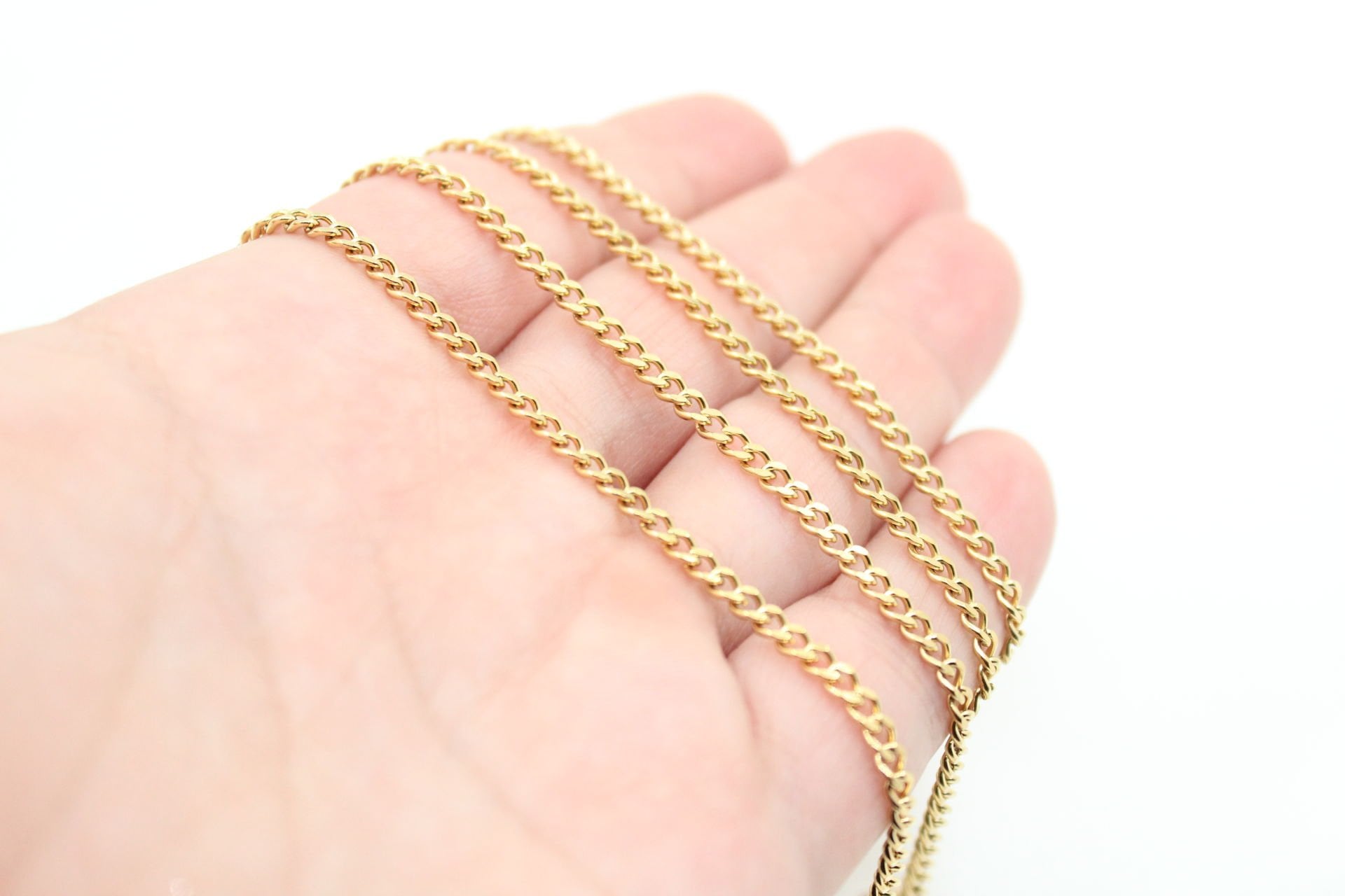 Çelik Basık Traşlı Zincir